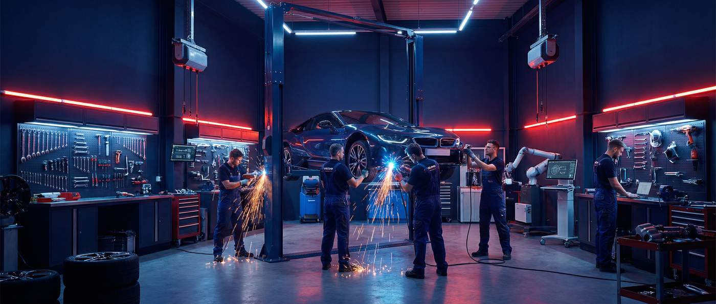 明星修车改装视频社区团队