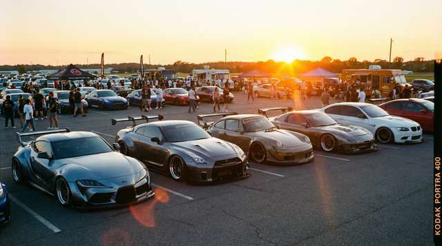 明星跑车视频 - 改装车聚会视频